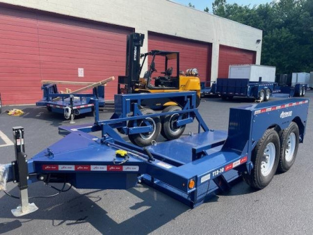 New 6'3" x 12' Air Tow T12-10 Drop Deck Flatbed Trailer 13.3k