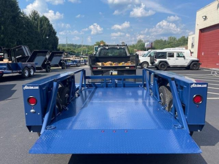 New 6'3" x 12' Air Tow T12-10 Drop Deck Flatbed Trailer 13.3k