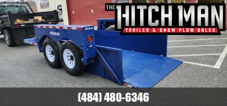 New 6'3" x 12' Air-Tow UT12-10 Drop Deck Utility Flatbed Equipment Trailer 13.35k
