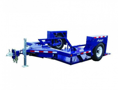 New 4'9" x 10' Air Tow SN10-55 Single Axle Drop Deck Flatbed Trailer 7.7k***BLACK