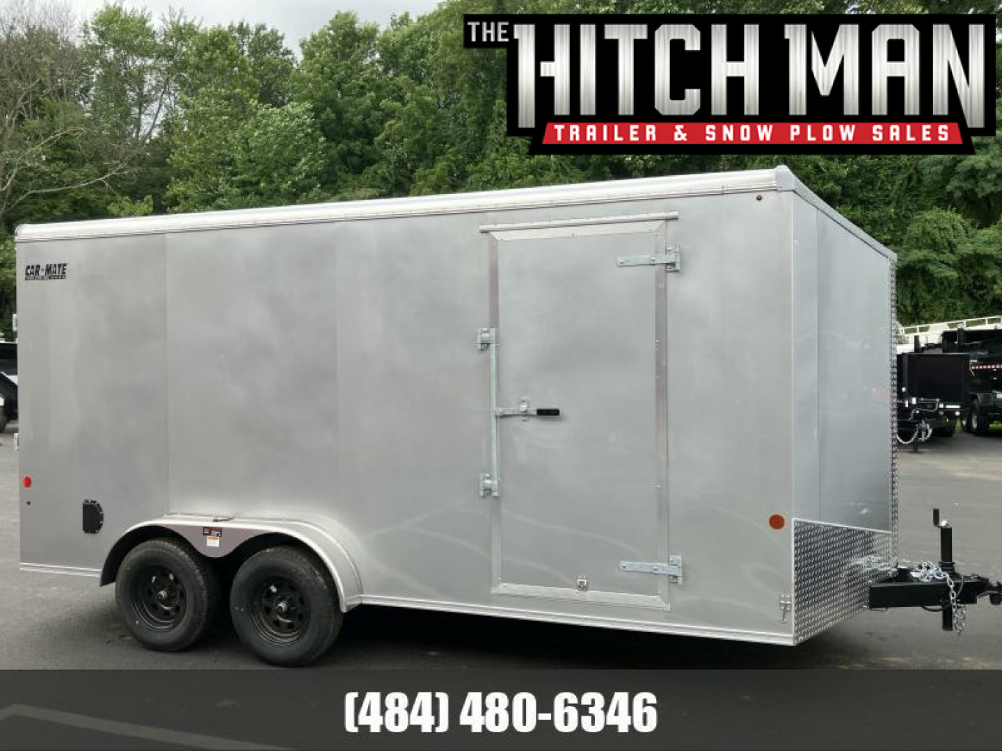New 7 x 16 Car-Mate Avalanche V-Nose Cargo 7k