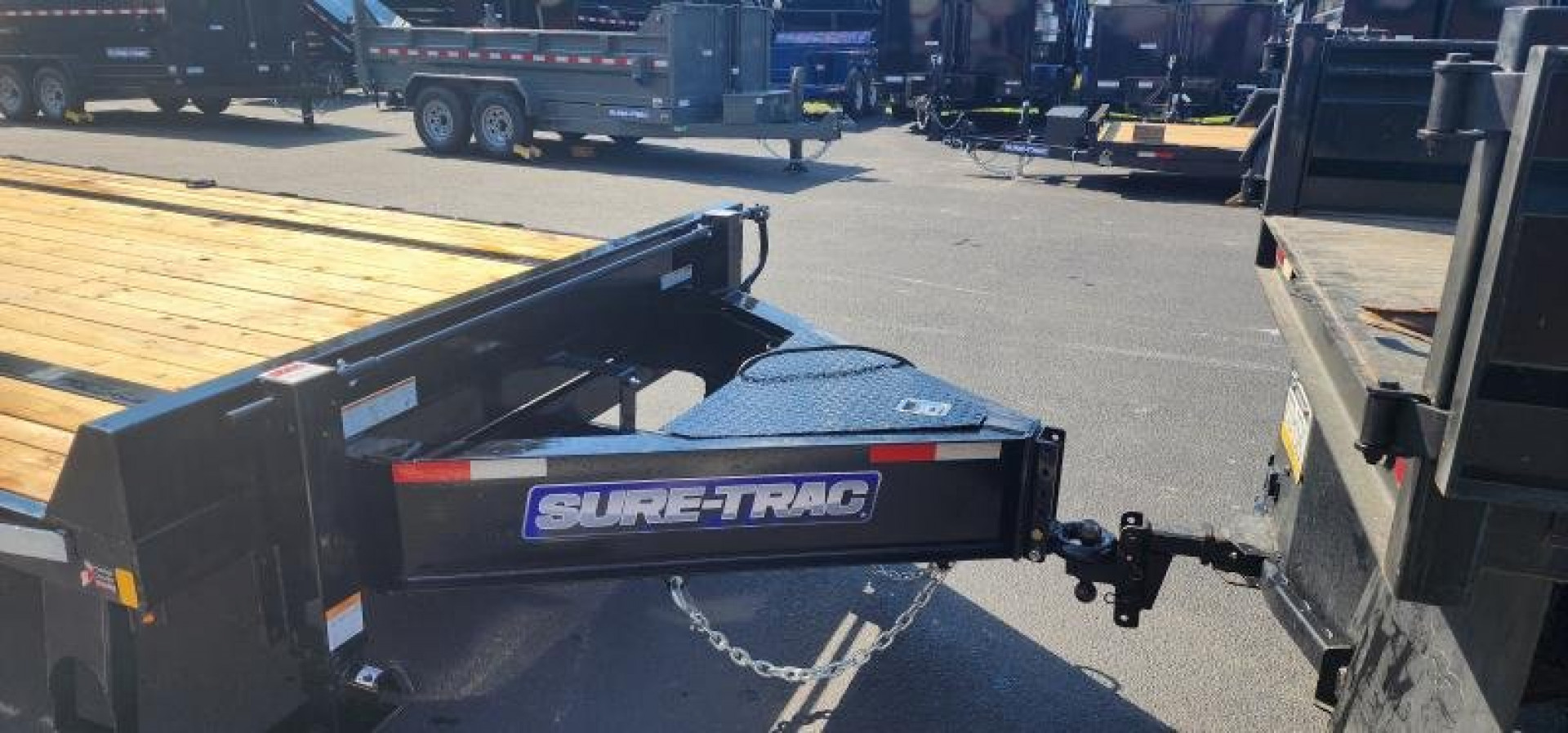 New 8.5 x 25 (20+5) Sure-Trac HD Deckover Trailer 15k