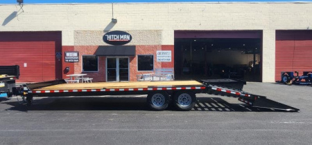 New 8.5 x 25 (20+5) Sure-Trac HD Deckover Trailer 15k