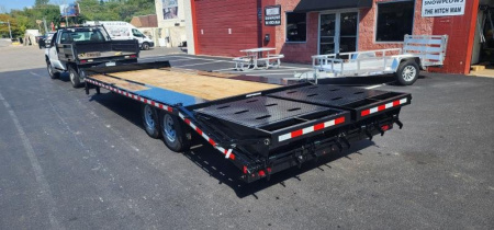 New 8.5 x 25 (20+5) Sure-Trac HD Deckover Trailer 15k