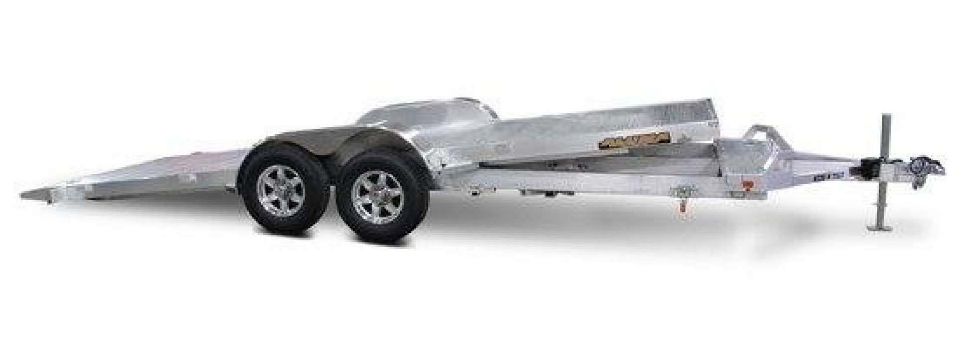 New 7 x 18 Aluma 8218 Anniversary Edition Tilt Car/Utility Trailer, 7k GVWR ***w/Stone Guard, Toolbox, LED Bed Lights, Black Alum Wheels