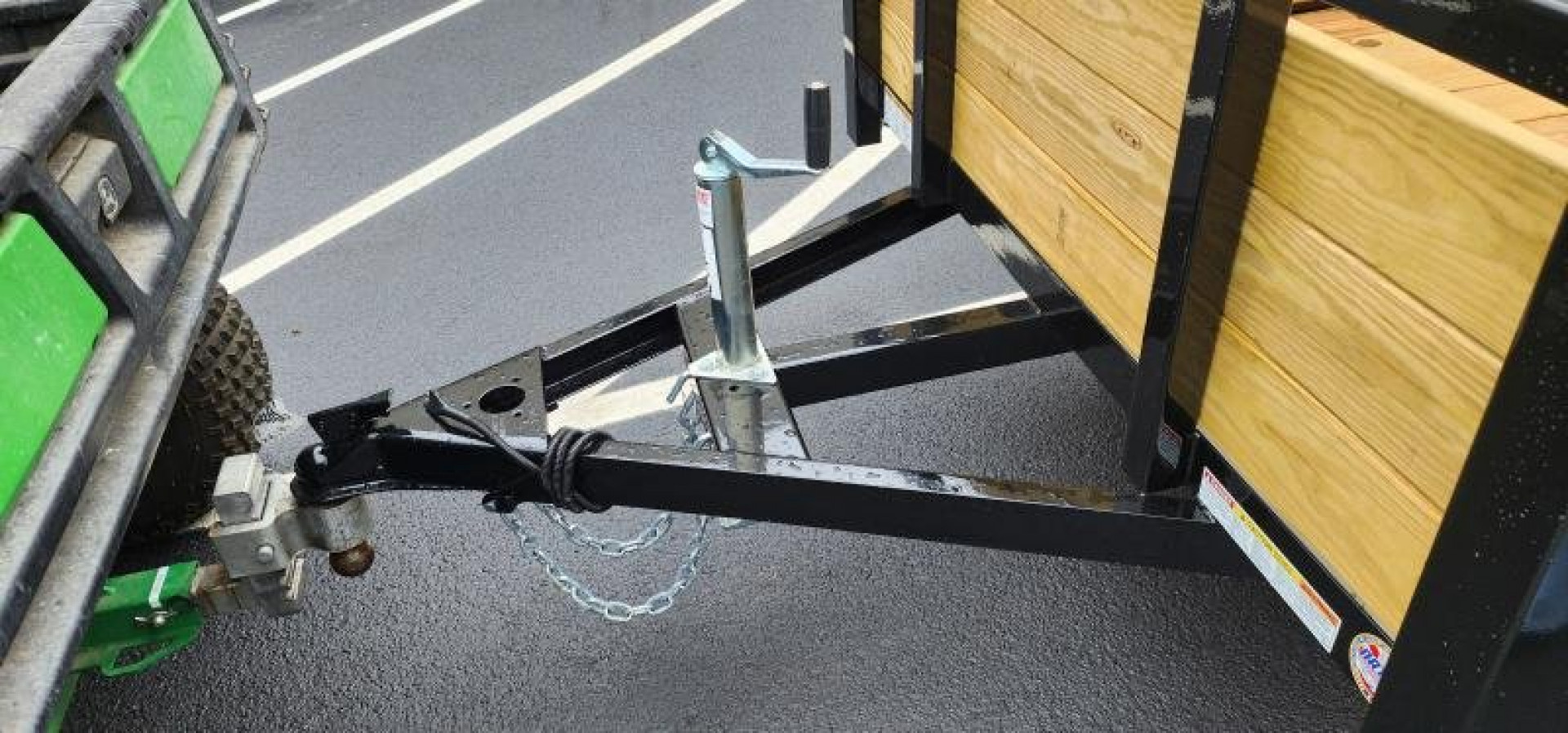 New 5 x 8 Sure-Trac Tube Top Three Board Trailer 3k