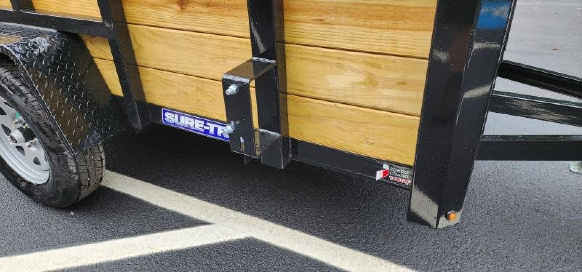 New 5 x 8 Sure-Trac Tube Top Three Board Trailer 3k
