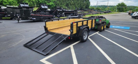New 5 x 8 Sure-Trac Tube Top Three Board Trailer 3k