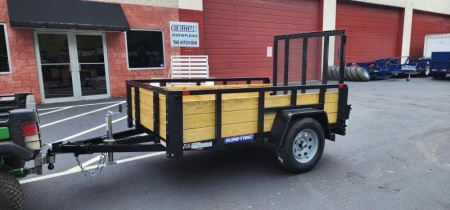 New 5 x 8 Sure-Trac Tube Top Three Board Trailer 3k