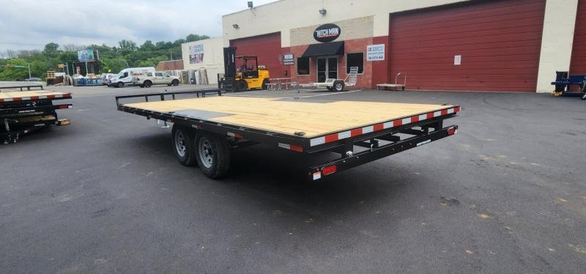 New 8.5 x 20 Sure-Trac Low Profile Flat Deck Deckover Trailer  10k