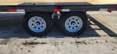 New 8.5 x 20 Sure-Trac Low Profile Flat Deck Deckover Trailer  10k
