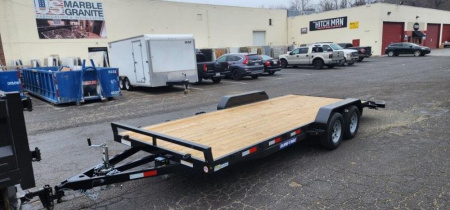 New 7 x 20 (18+2) Sure-Trac C-Channel Car Hauler Trailer 7k