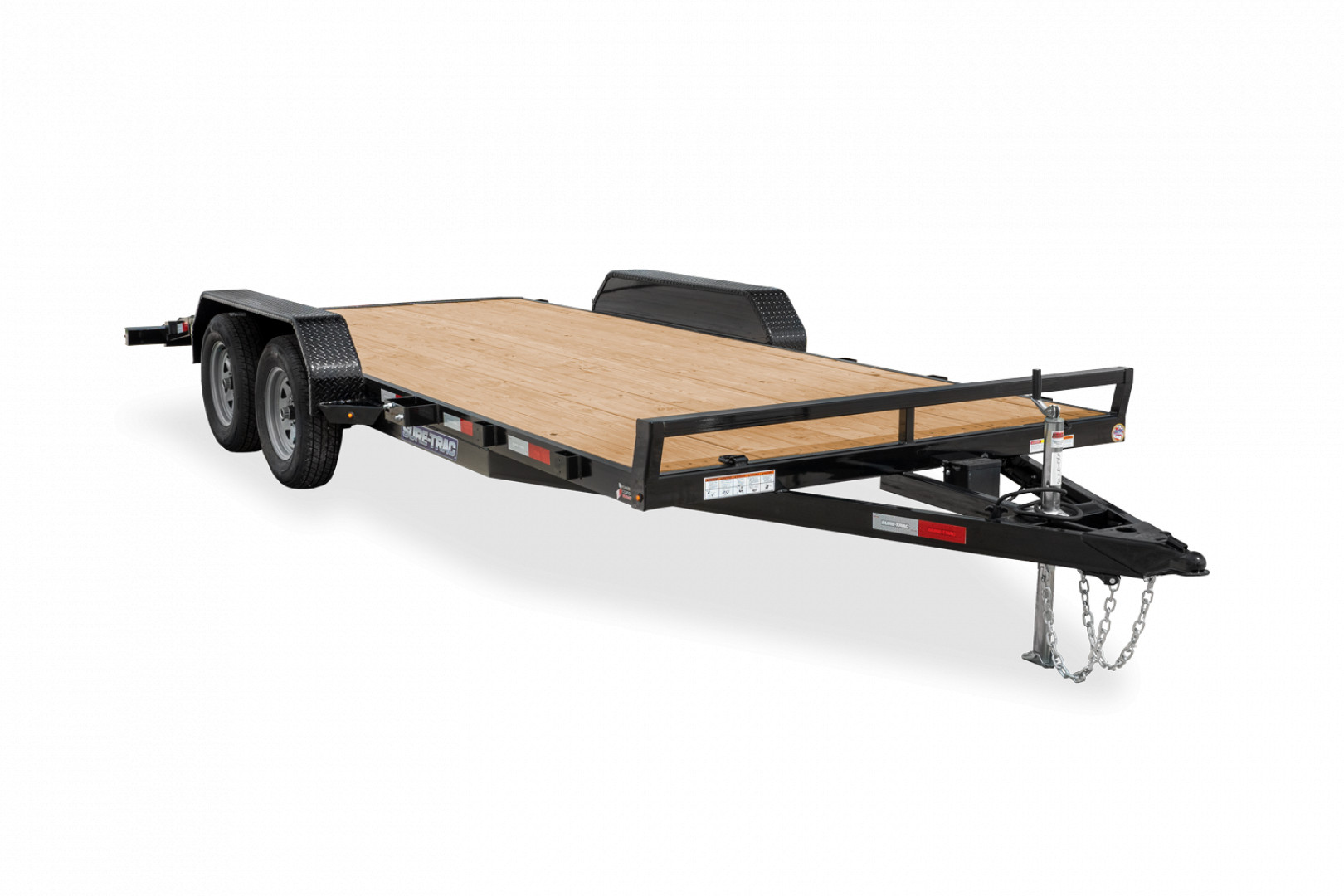New 7 x 20 (18+2) Sure-Trac C-Channel Car Hauler Trailer 7k
