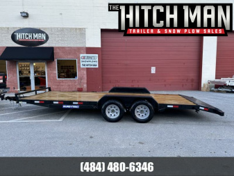 New 7 x 20 (18+2) Sure-Trac C-Channel Car Hauler Trailer 7k