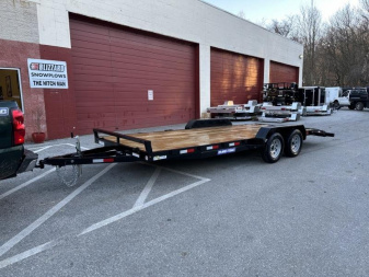 New 7 x 20 (18+2) Sure-Trac C-Channel Car Hauler Trailer 7k