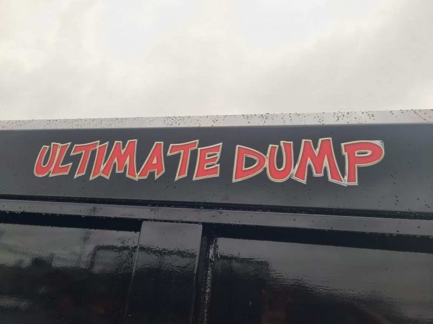 New 7 X 16 BWISE ULTIMATE Low Pro Dump Trailer, 15.4K GVWR **Black w/Hammertone Gray Frame, Loaded w/Features!