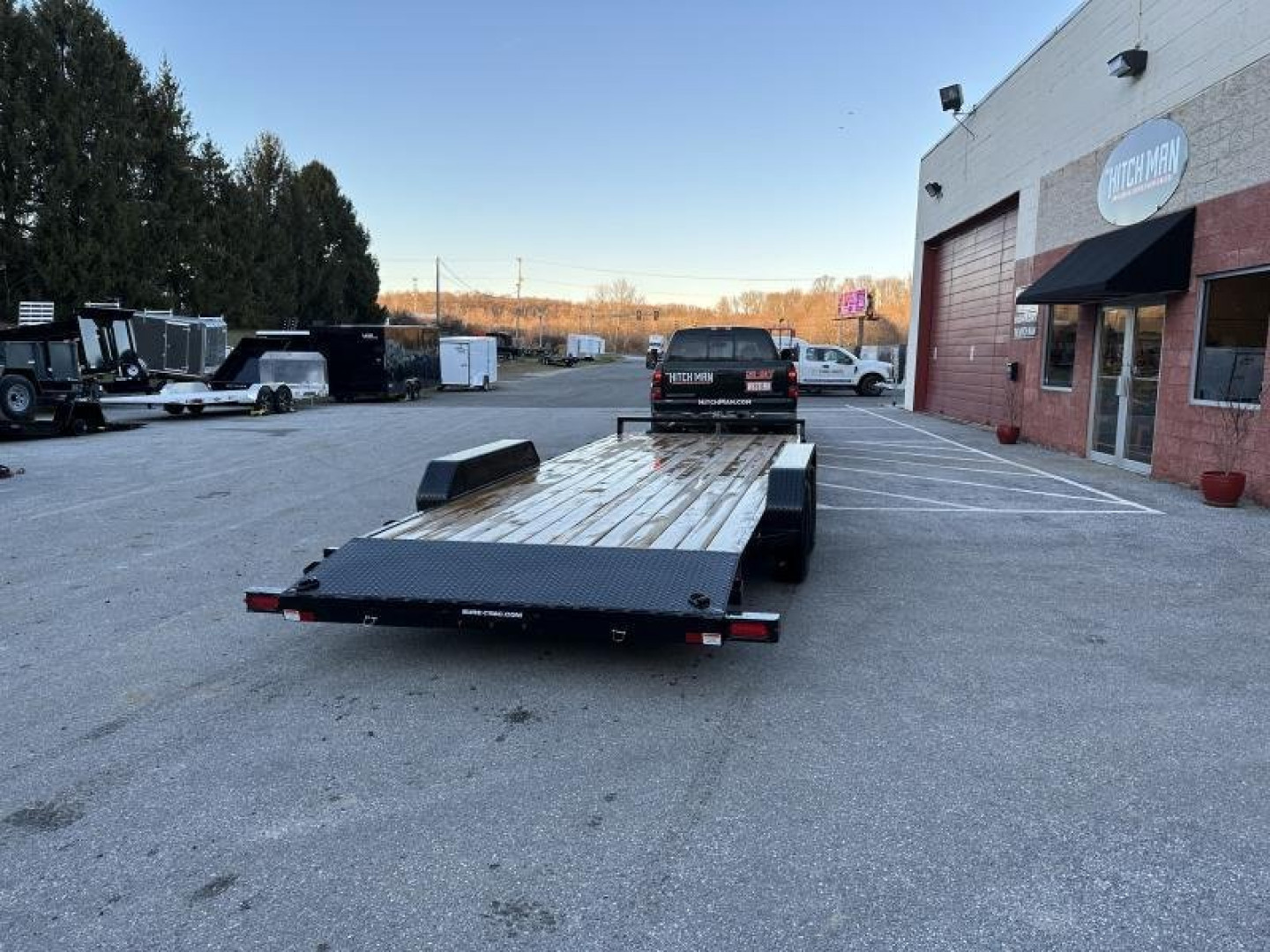 New 7 x 20 (18+2) Sure-Trac C-Channel Car Hauler Trailer  7k