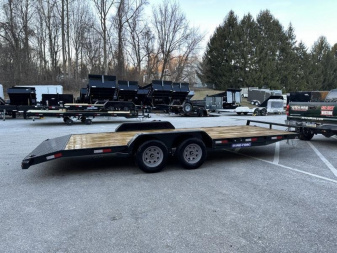New 7 x 20 (18+2) Sure-Trac C-Channel Car Hauler Trailer  7k