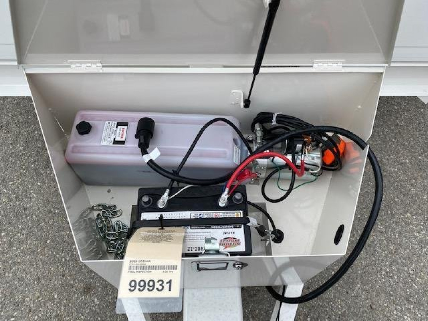 New 6 x 12 BWISE Low Pro Dump Trailer 10k **White**