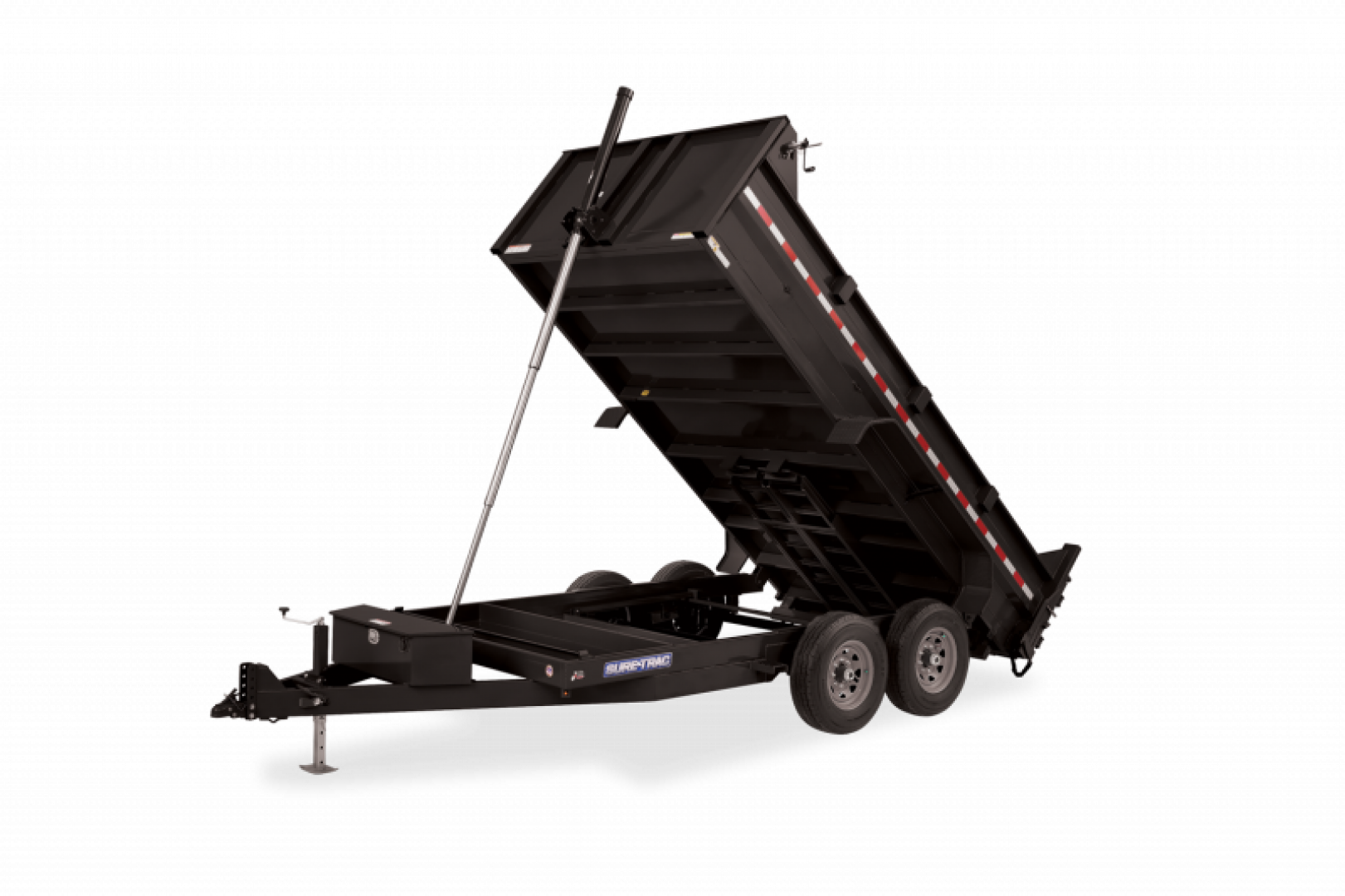 New SALE***7 x 16 Sure Trac Low-Pro Telescopic Dump Trailer 14k