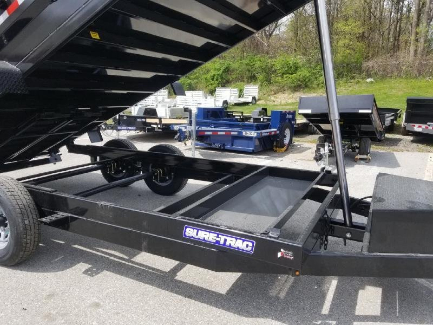 New SALE***7 x 16 Sure Trac Low-Pro Telescopic Dump Trailer 14k