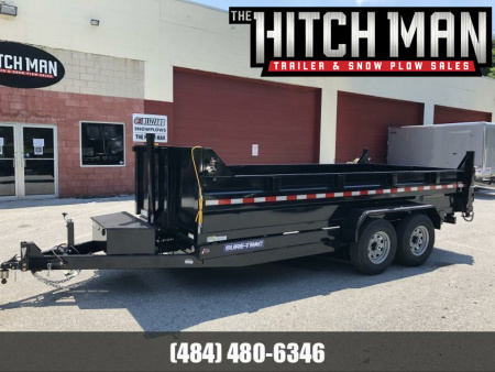 New SALE***7 x 16 Sure Trac Low-Pro Telescopic Dump Trailer 14k