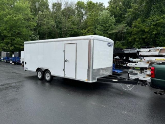 New 8.5 x 20 Sure-Trac Landscape Pro Enclosed Round Top Cargo Trailer  10k