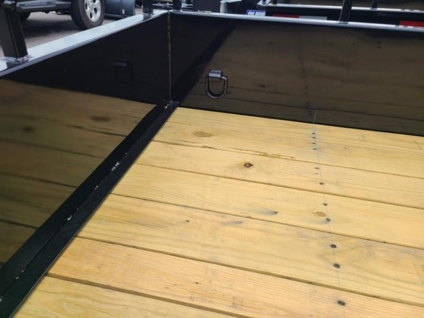 New 6 x 12 Sure-Trac Steel High Side Utility Trailer, 3k GVWR **w/Spring Assist Gate, Set-Back Jack