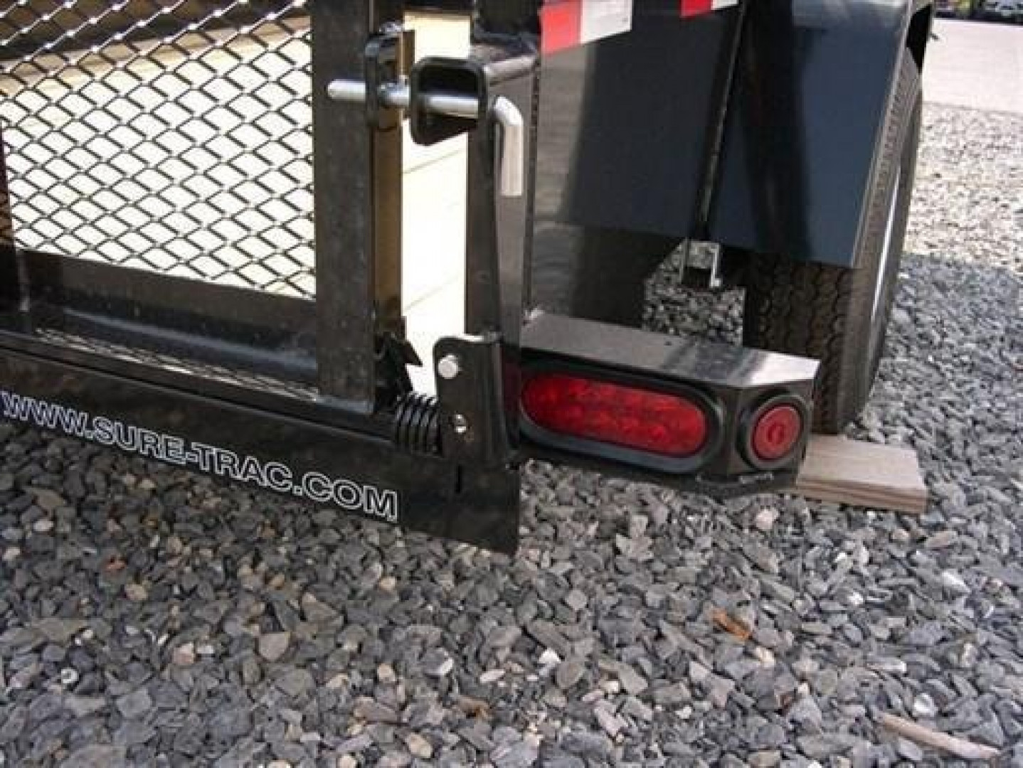New 6 x 12 Sure-Trac Steel High Side Utility Trailer, 3k GVWR **w/Spring Assist Gate, Set-Back Jack