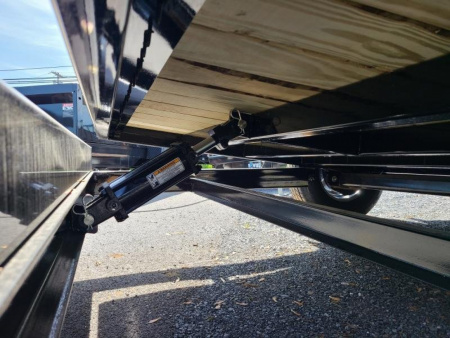 New 6.5 x 16 (12+4) Sure-Trac Single Axle Tilt Bed Equipment Trailer, 7.8k GVWR **w/4' Stationary Deck