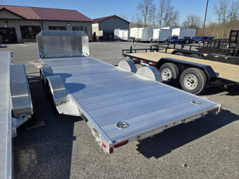 New 7 x 20 Aluma EX8220 Executive Series Car Hauler, 7K GVWR **Includes Stone Guard, Toolbox, Bed Lights, Spread Axles