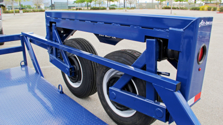 New 6'3" x 16' Air-Tow T16-14 Drop Deck Equipment Flatbed Trailer, 18k ***w/Spare Tire Mount & 110v Battery Charger