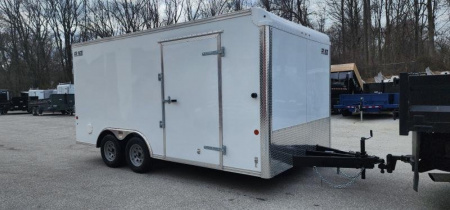 New 8.5 x 16 CarMate Custom Car Hauler 7k