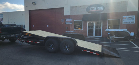 New 7 x 18 Sure-Trac Tilt Bed Equipment Trailer  14k