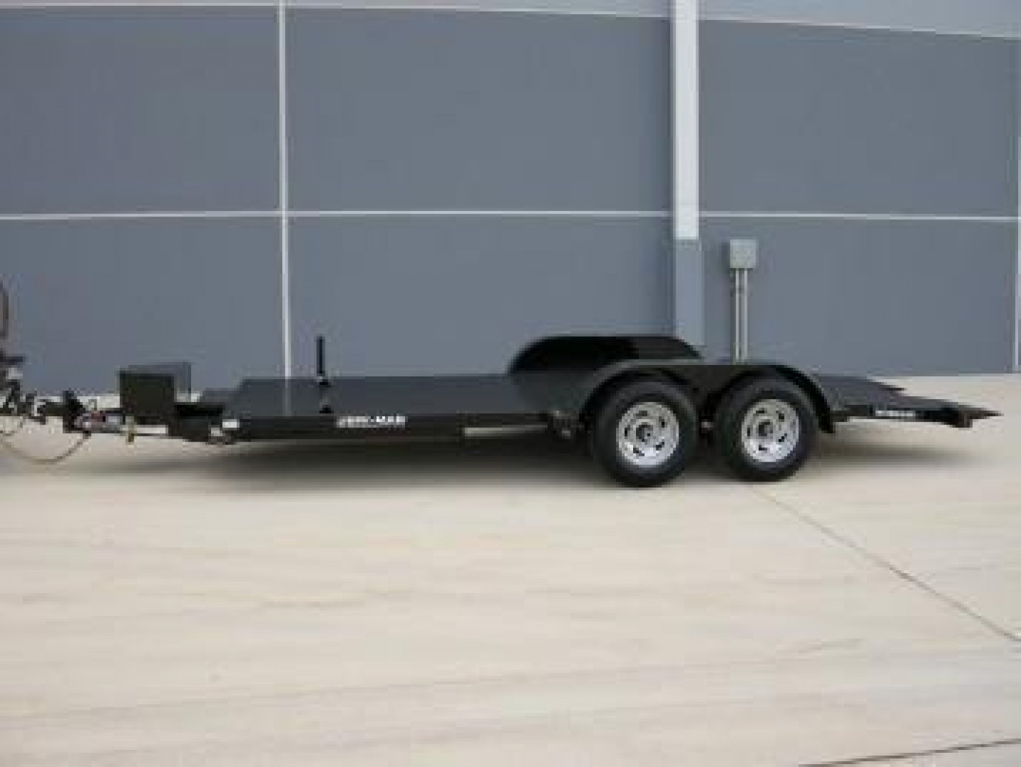 New 7 x 18 BWISE Hydraulic Tilt Equipment/ Car Hauler Trailer 10k