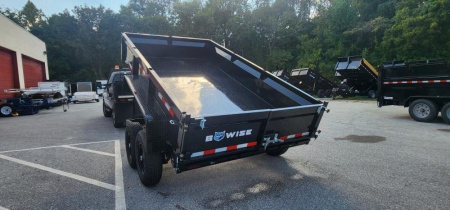 New 7 x 12 BWISE Low Pro Dump Trailer 10k****SALE