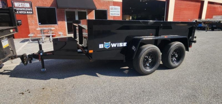 New 6 x 10 BWISE Low Pro Dump Trailer 10k