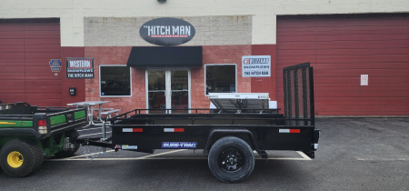 New 5 x 10 Sure-Trac 14" Steel High Side Landscape Trailer  3k