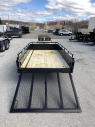New 5 x 10 Sure-Trac 14" Steel High Side Landscape Trailer  3k