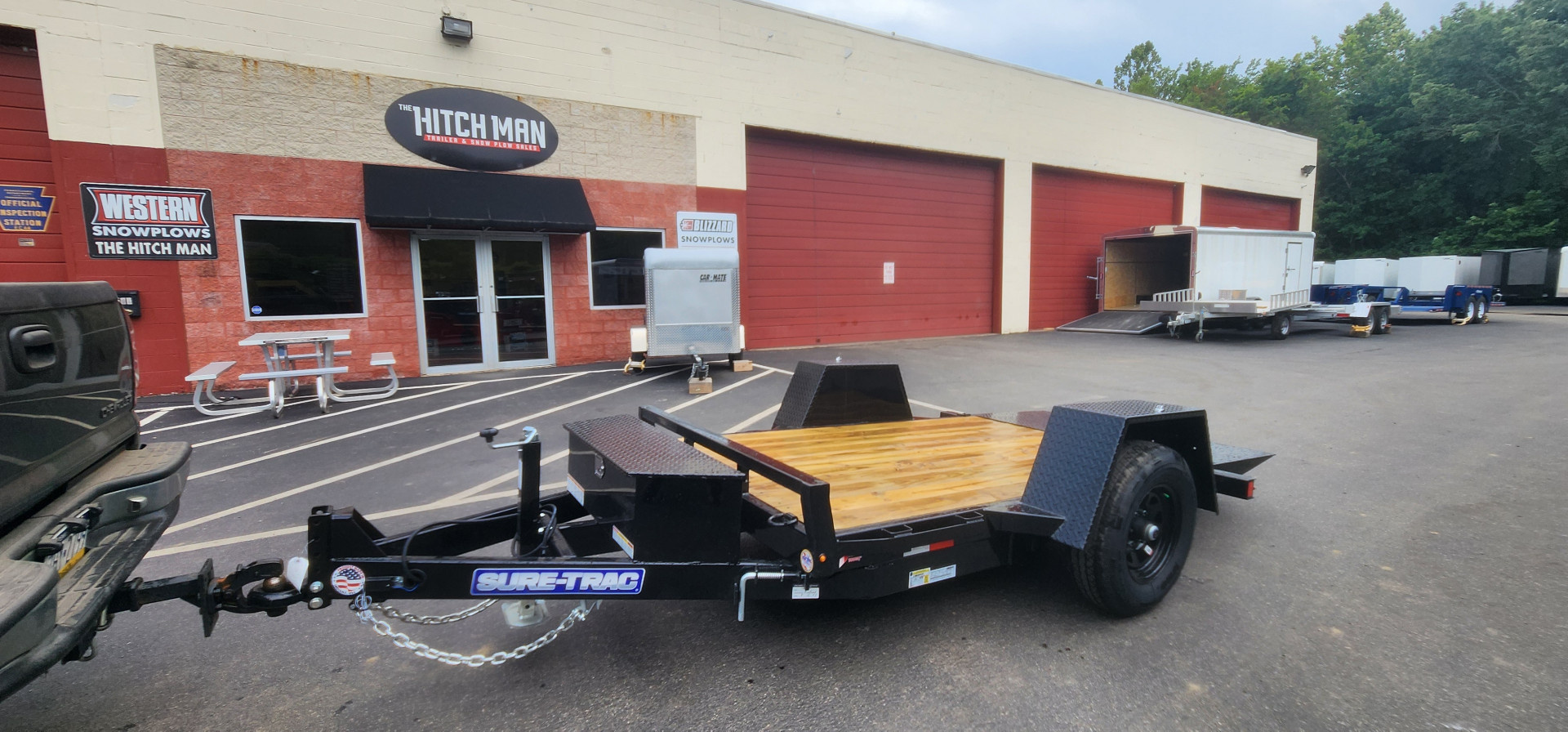 New 62in x 10 Sure-Trac Tilt Bed Equipment Trailer 6k