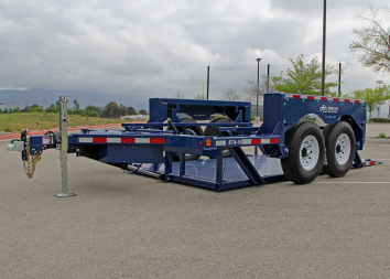 New 6'3" x 14' Air-Tow T14-10 Drop Deck Flatbed Equipment 13.5k GVWR ***w/Spare Tire Mount & 110V Batt Charger