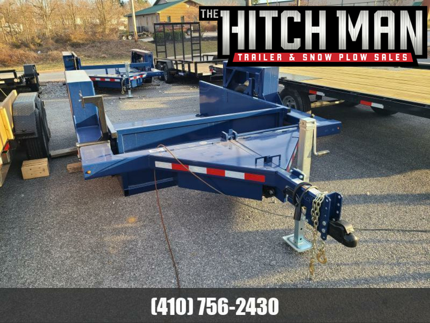 New 6'3" x 10' Air-Tow US10-55 Single Axle Drop Deck Utility 8200k  GVWR  ***w/ Spare Tire Mount & 110v Batt Charger
