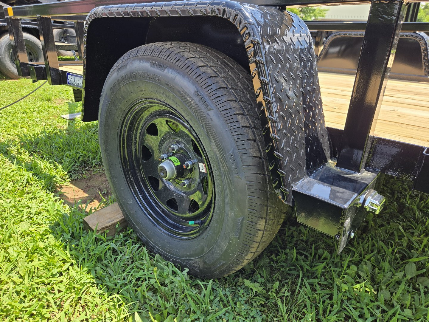 New 5 x 8 Sure-Trac Tube Top Utility, 3K GVWR ***Spring Assist Gate, Set-Back Jack, Spare Tire Mount, LED Lights