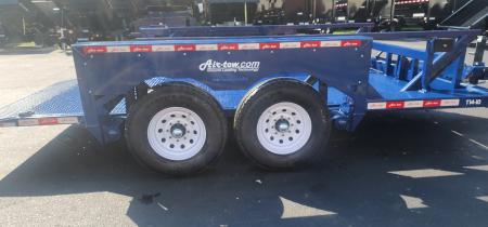 New SALE**6'3" x 14' Air-Tow T14-10 Drop Deck Flatbed Equipment Trailer 13.5k