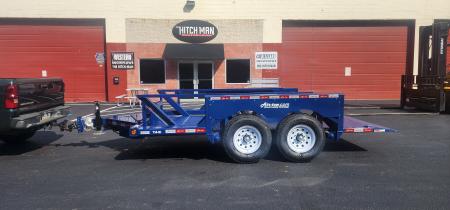 New SALE**6'3  x 14' Air-Tow T14-10 Drop Deck Flatbed Equipment Trailer 13.5k