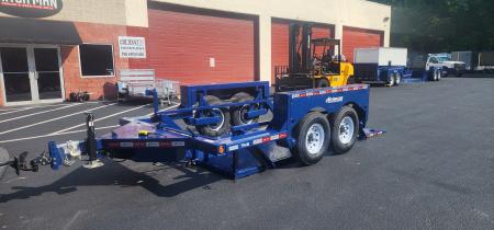 New SALE**6'3" x 14' Air-Tow T14-10 Drop Deck Flatbed Equipment Trailer 13.5k