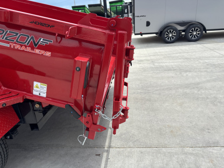 New NEW 2025 Horizon Gooseneck LZ7 14’ x 83” X 24” Dump Trailer 2-7000 lb axles = 14K
