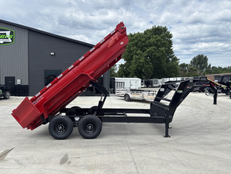 New NEW 2025 Horizon Gooseneck LZ7 14’ x 83” X 24” Dump Trailer 2-7000 lb axles = 14K