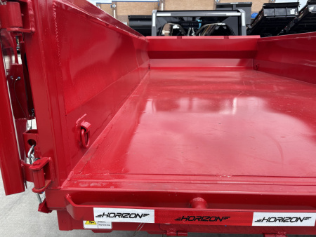 New NEW 2025 Horizon Gooseneck LZ7 14’ x 83” X 24” Dump Trailer 2-7000 lb axles = 14K