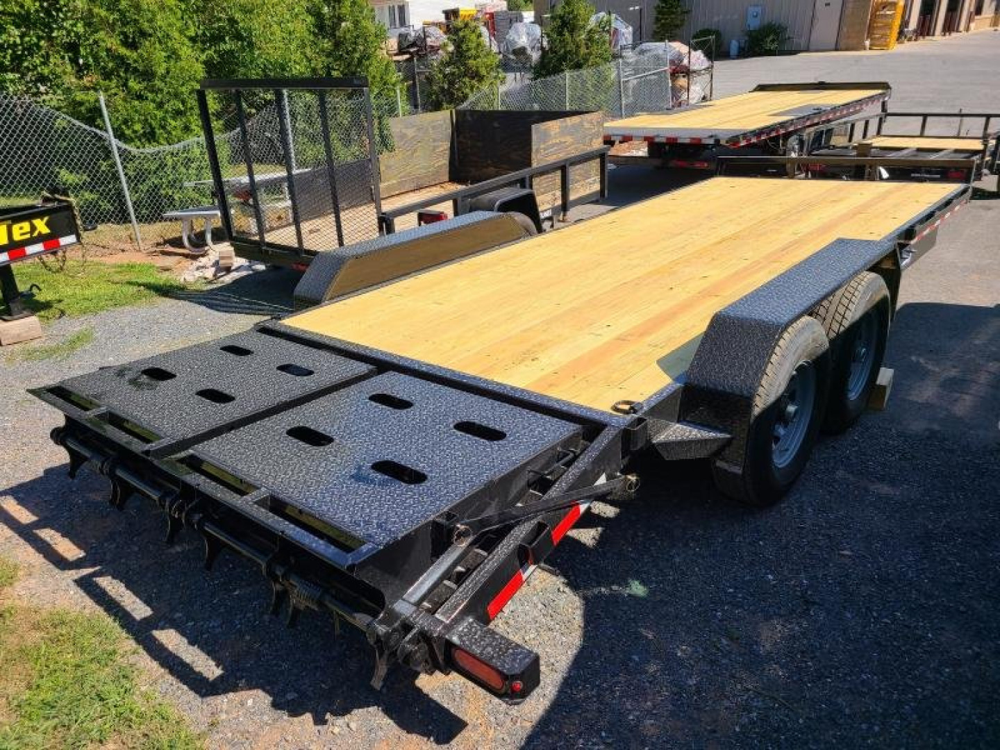 New 7 x 20 Sure-Trac Universal Ramp Implement Equipment Trailer, 14K ...